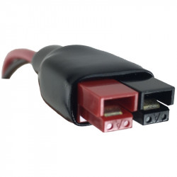 Quick battery connection kit for trolleys