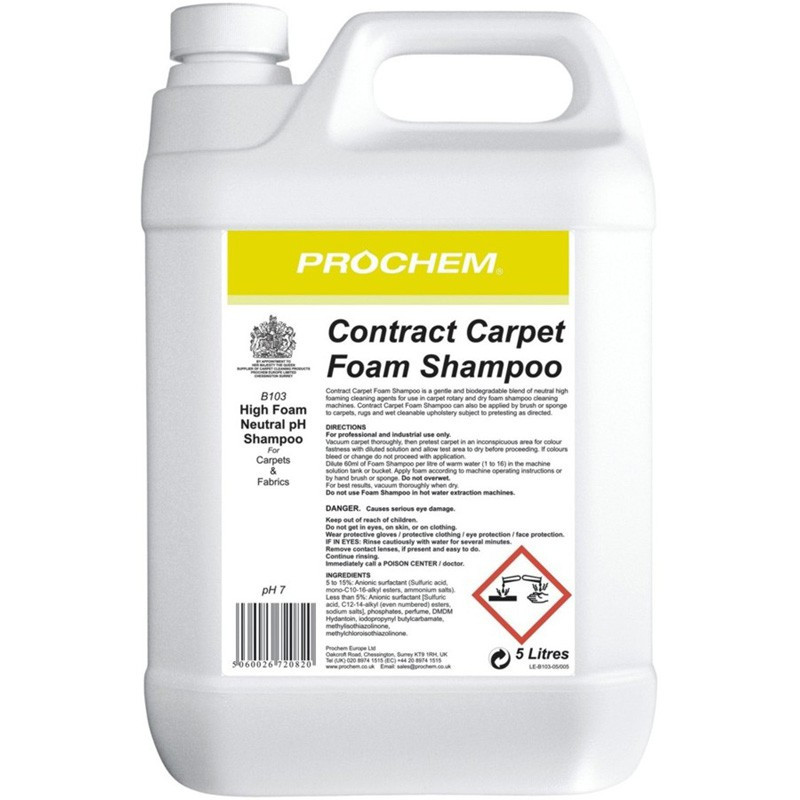 Prochem Contract Carpet Foam Shampoo 5L