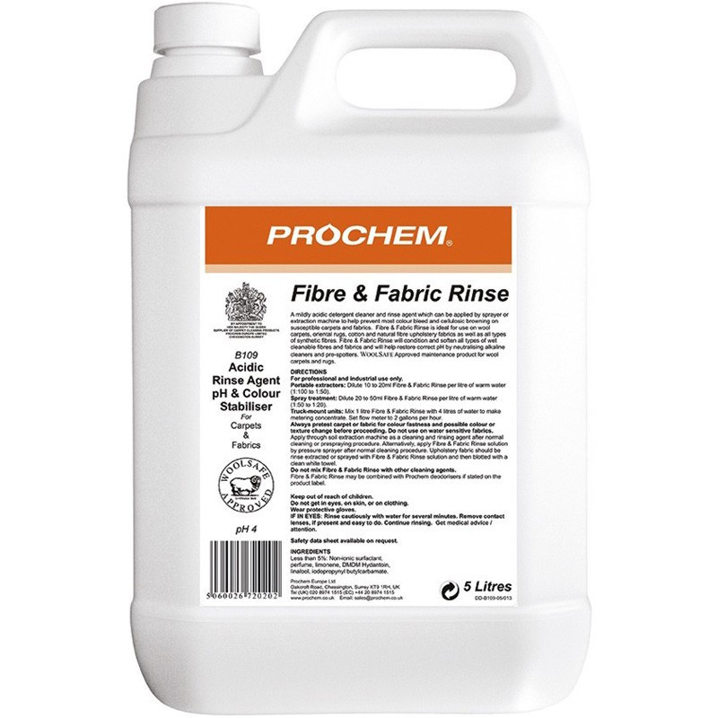 Prochem Fibre and Fabric Rinse 5L