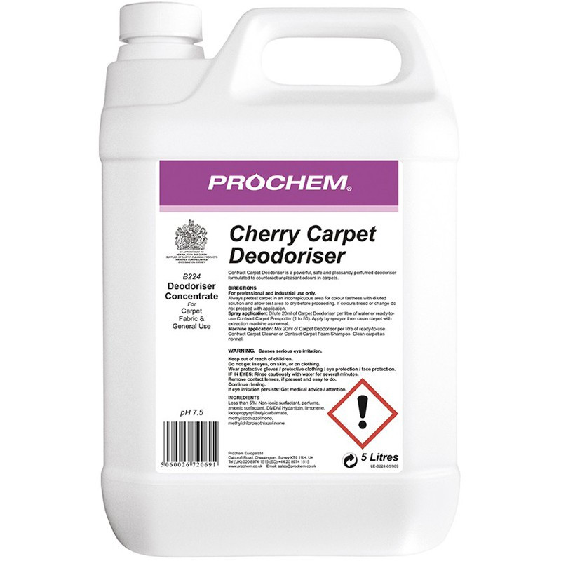 Prochem Cherry Carpet Deodoriser 5L